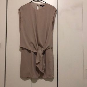 Tibi tie front dress
